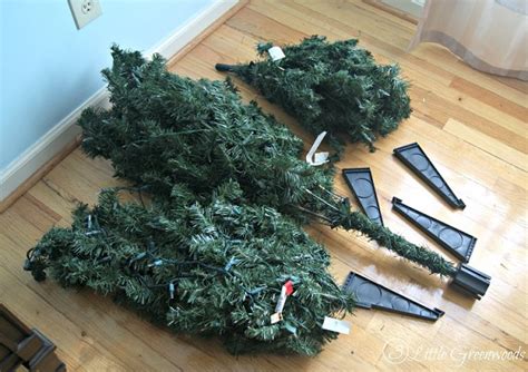 artificial christmas tree storage instructions